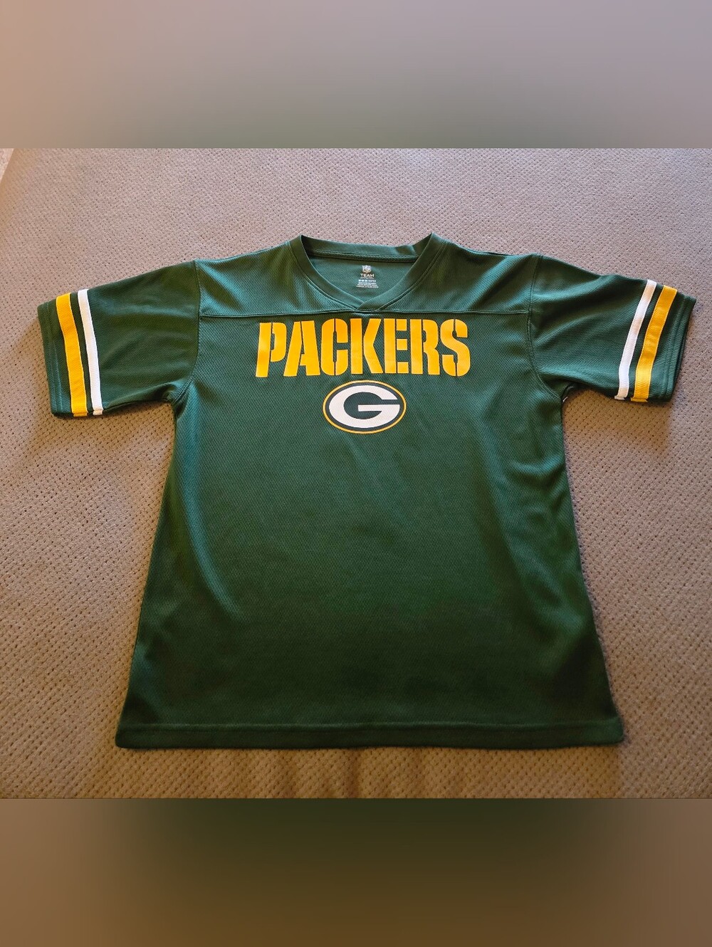 Green Bay Packers Team Apparel Aaron Rodgers #12 Jersey Youth Medium